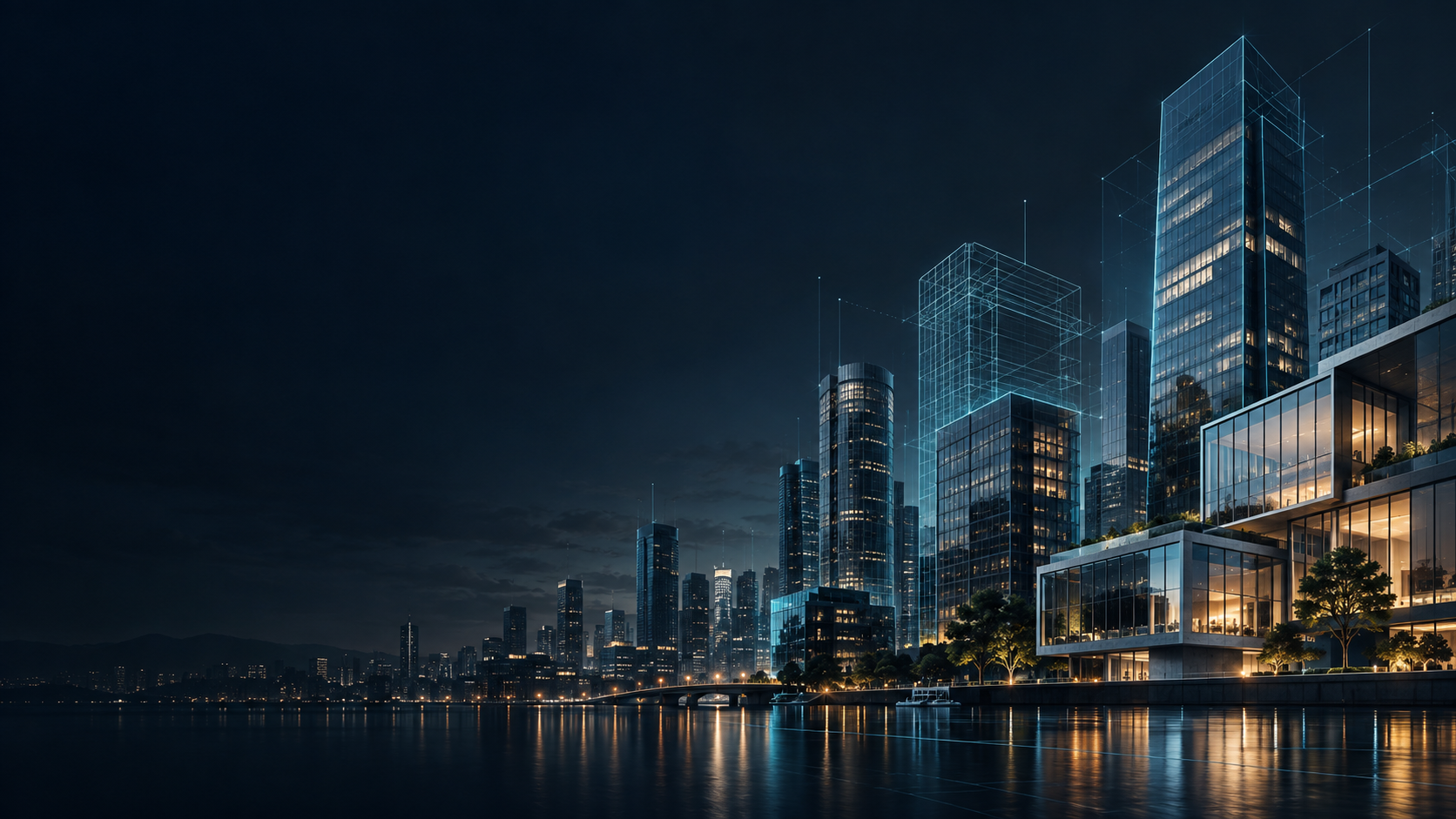 Architectural digital artwork used in Gary Cartledge’s portfolio website.